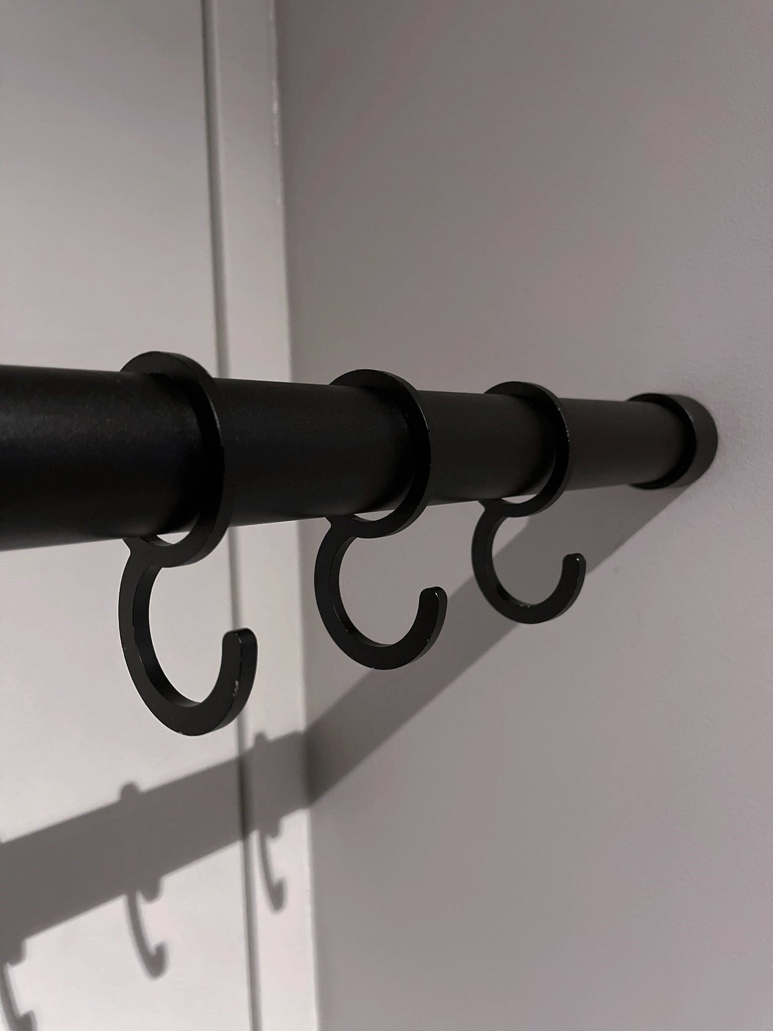 garderobestang met haken (2)