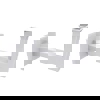 Rechthoekige leuningdrager voor vlakke handleuning (blind) (x2)