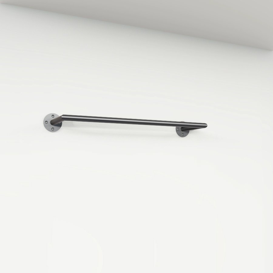 Kledingroede RVS U-vorm Ø32