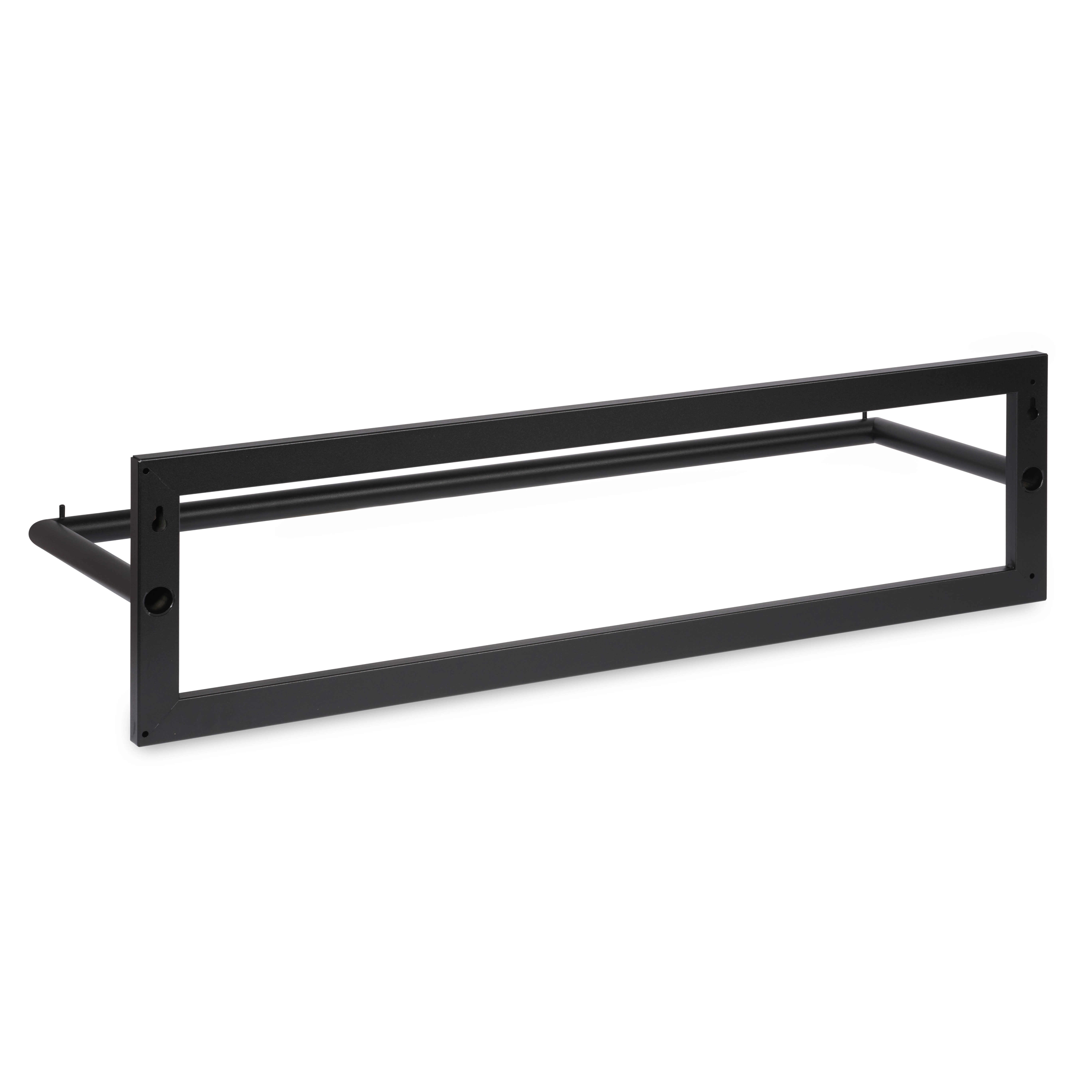 LIROdesign kapstok Berlijn - wandkapstok zwart - 80cm