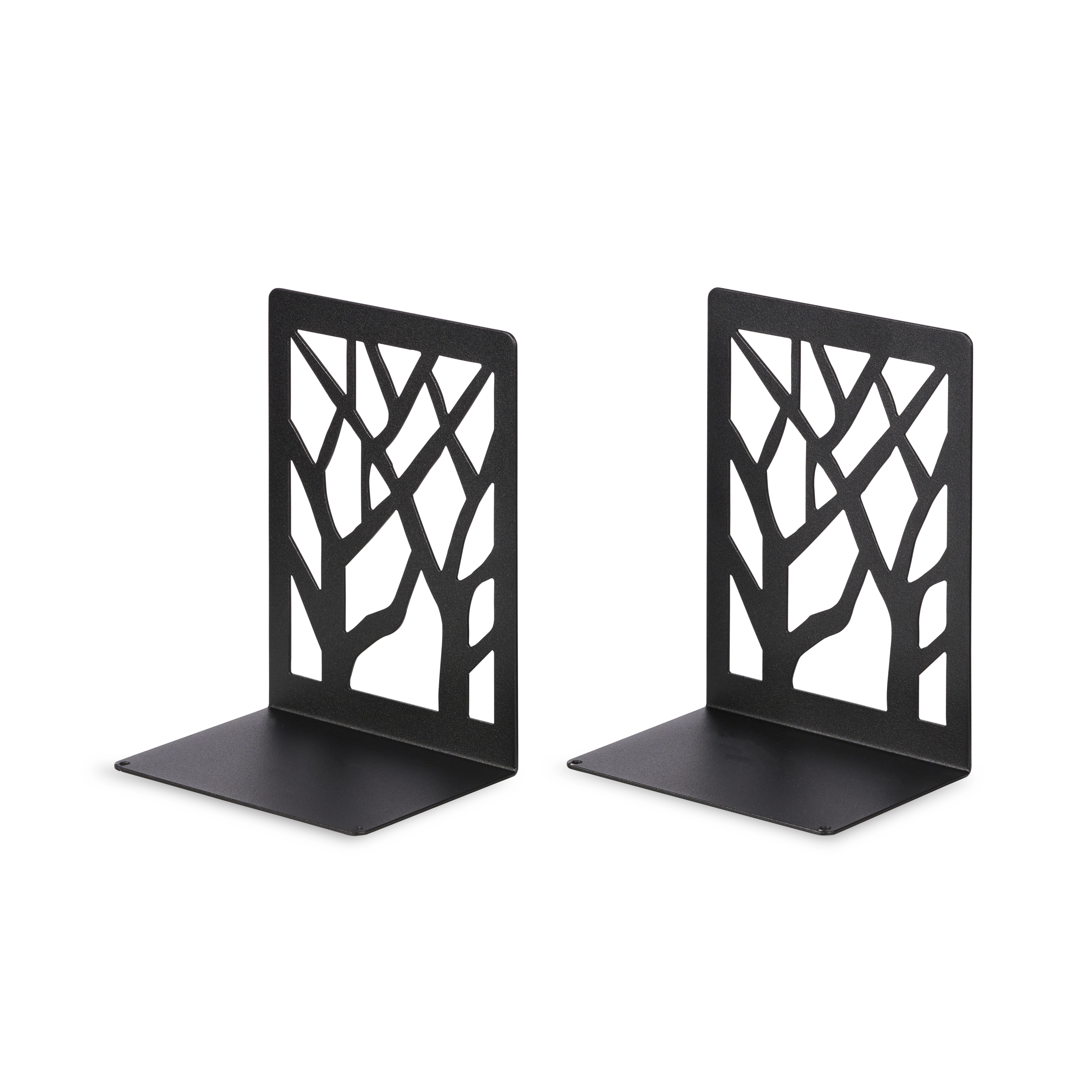 LIROdesign Boekensteun Zwart (set van 2 stuks) afbeelding