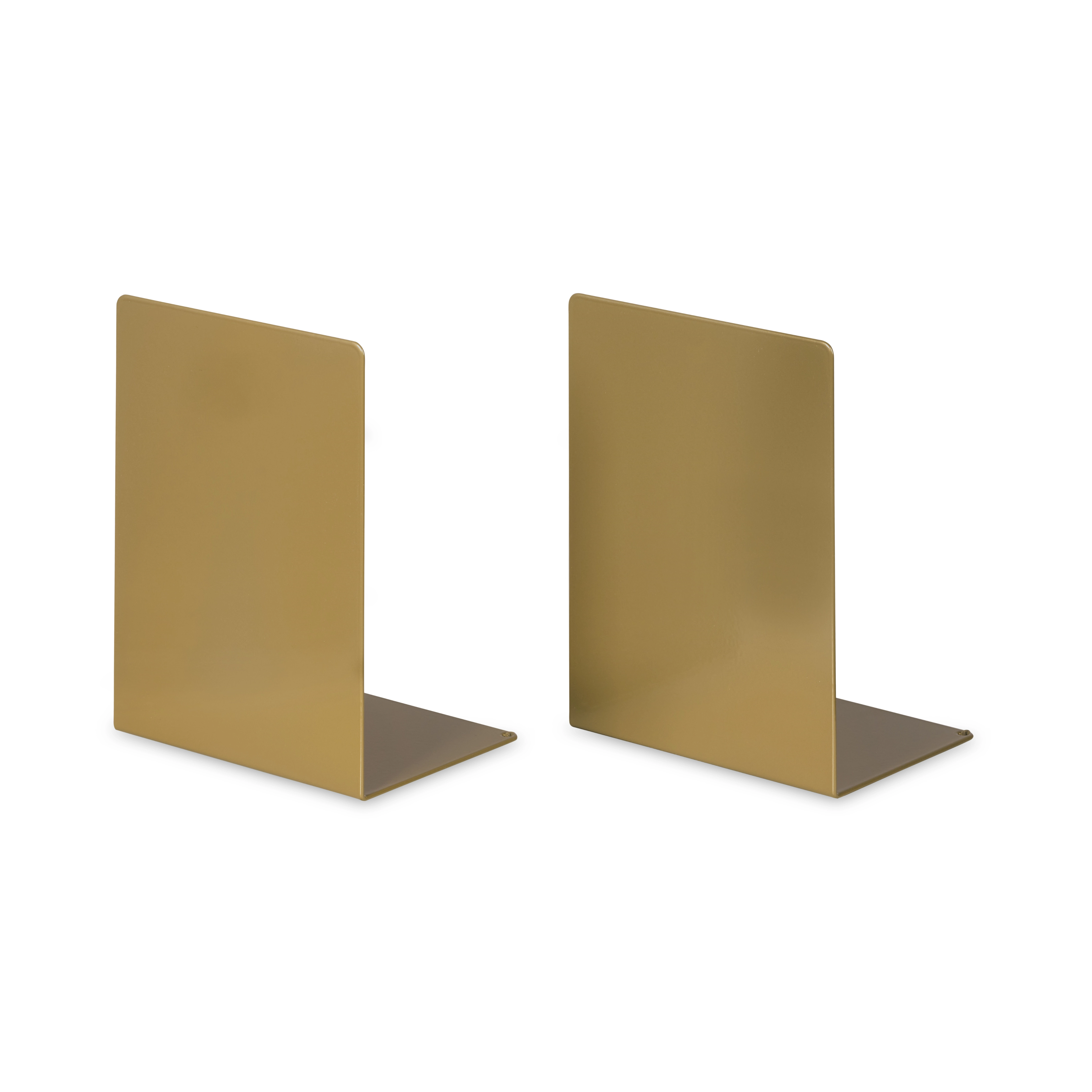 LIROdesign Boekensteun Goud (set van 2 stuks)