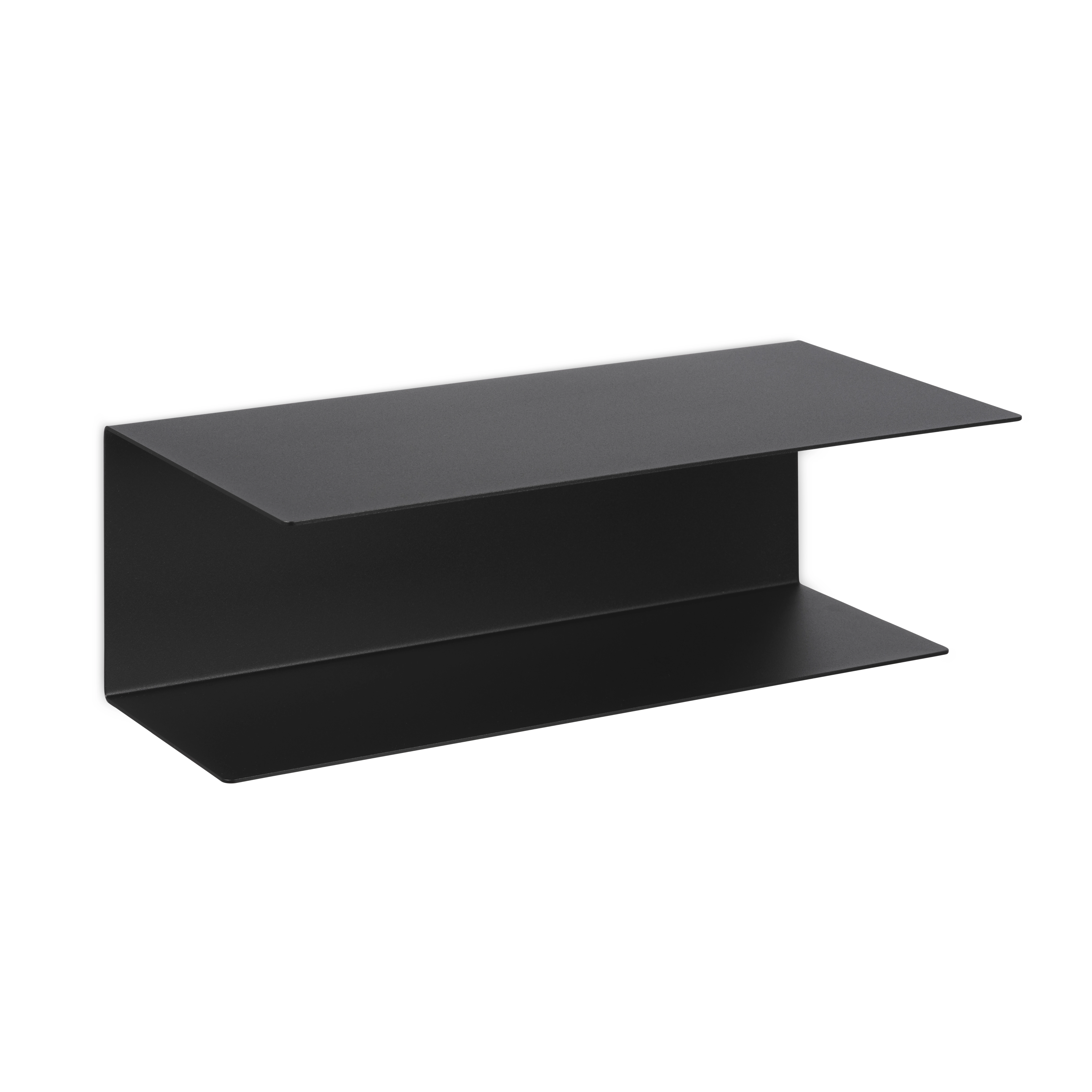 LIROdesign wandplank - zwevend nachtkastje Valencia zwart afbeelding