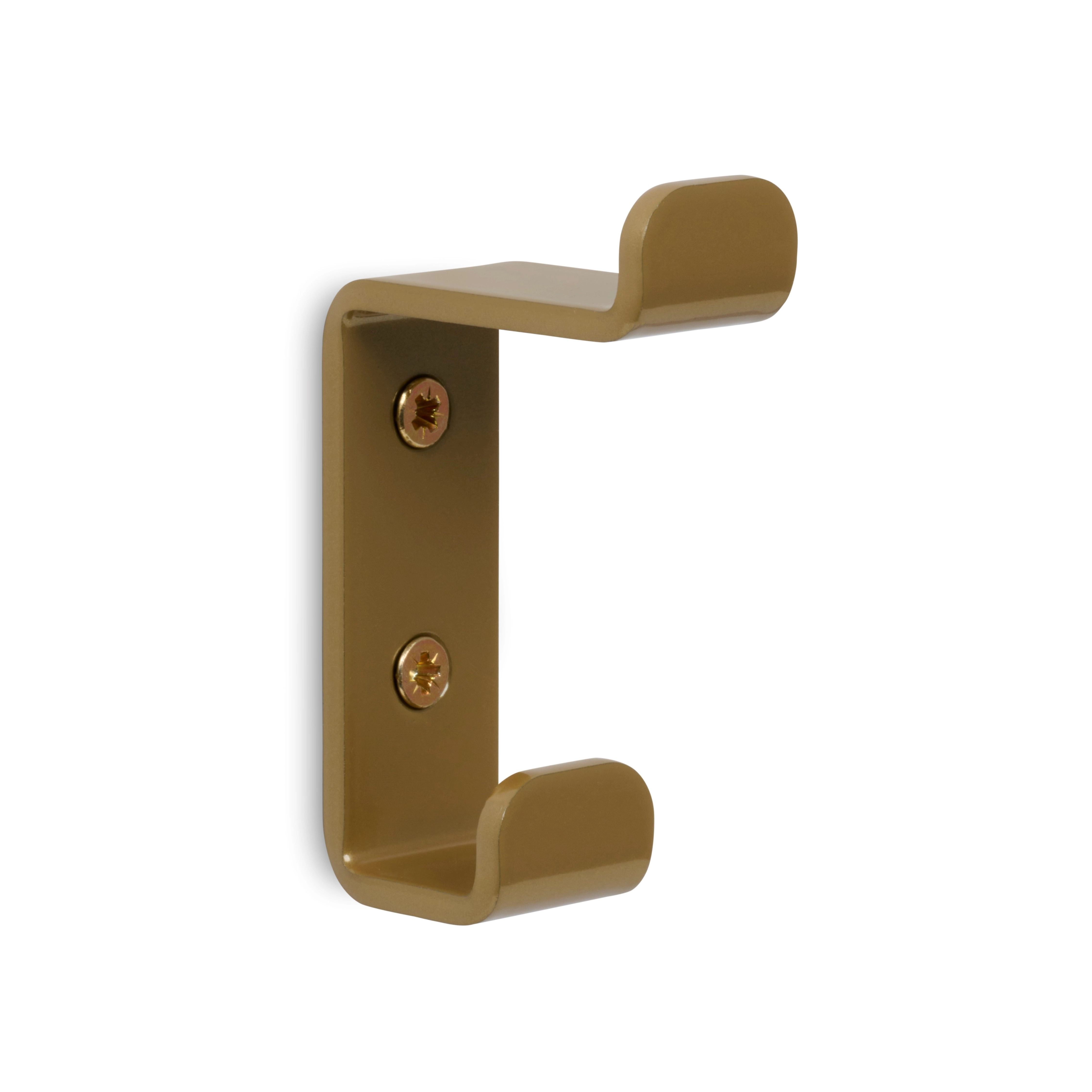 LIROdesign kapstok haak dubbel (goud) afbeelding