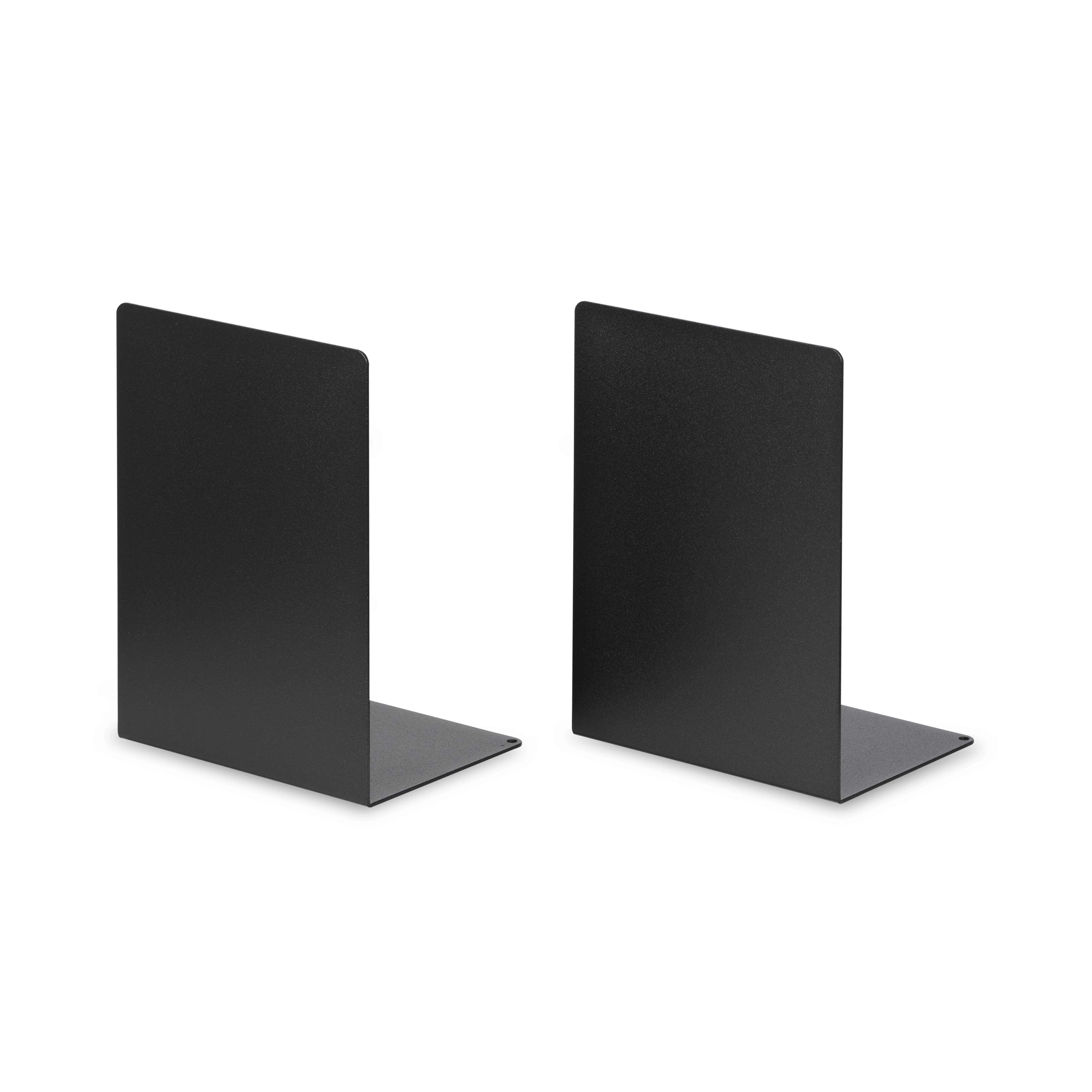 LIROdesign Boekensteun Zwart (set van 2 stuks)