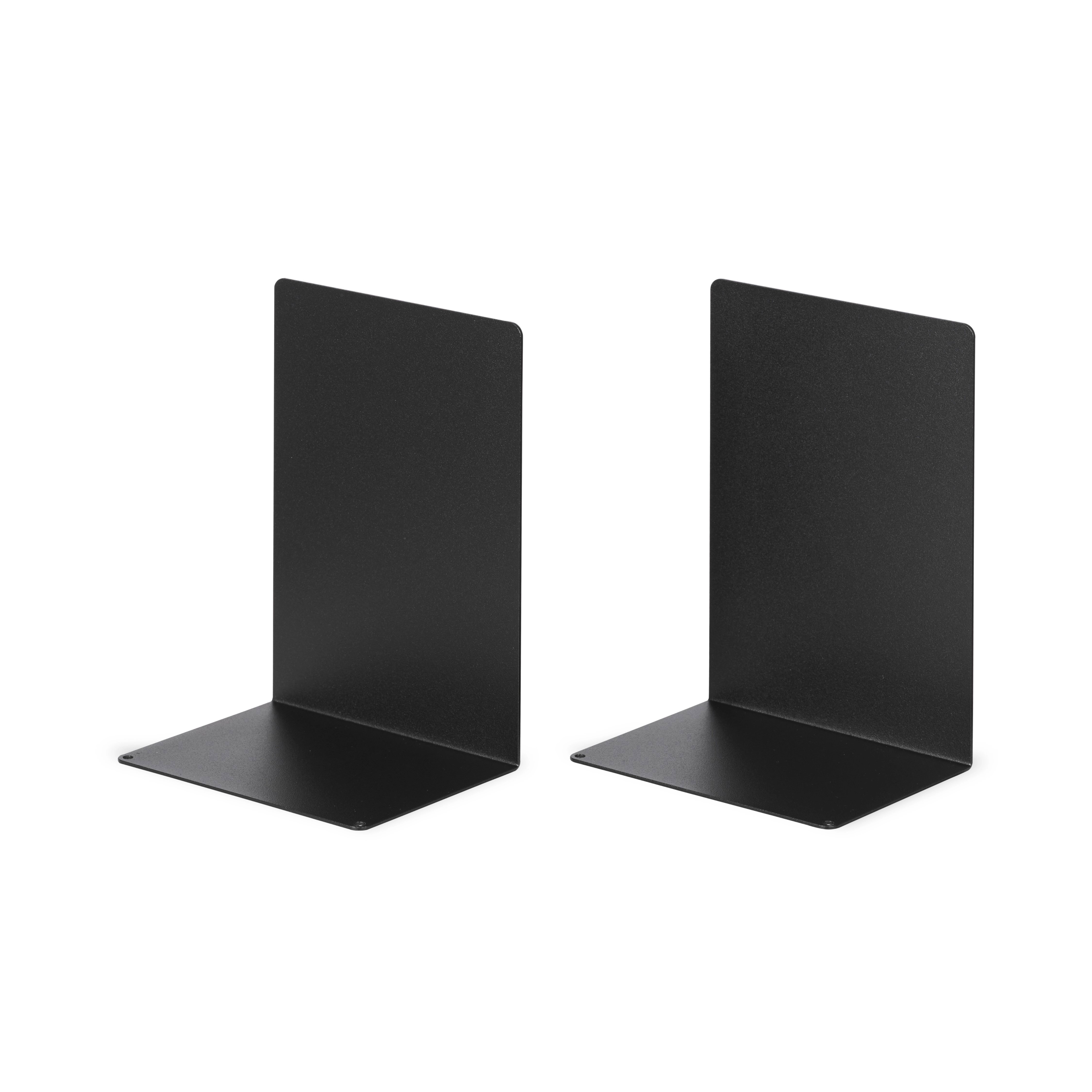 LIROdesign Boekensteun Zwart (set van 2 stuks) afbeelding