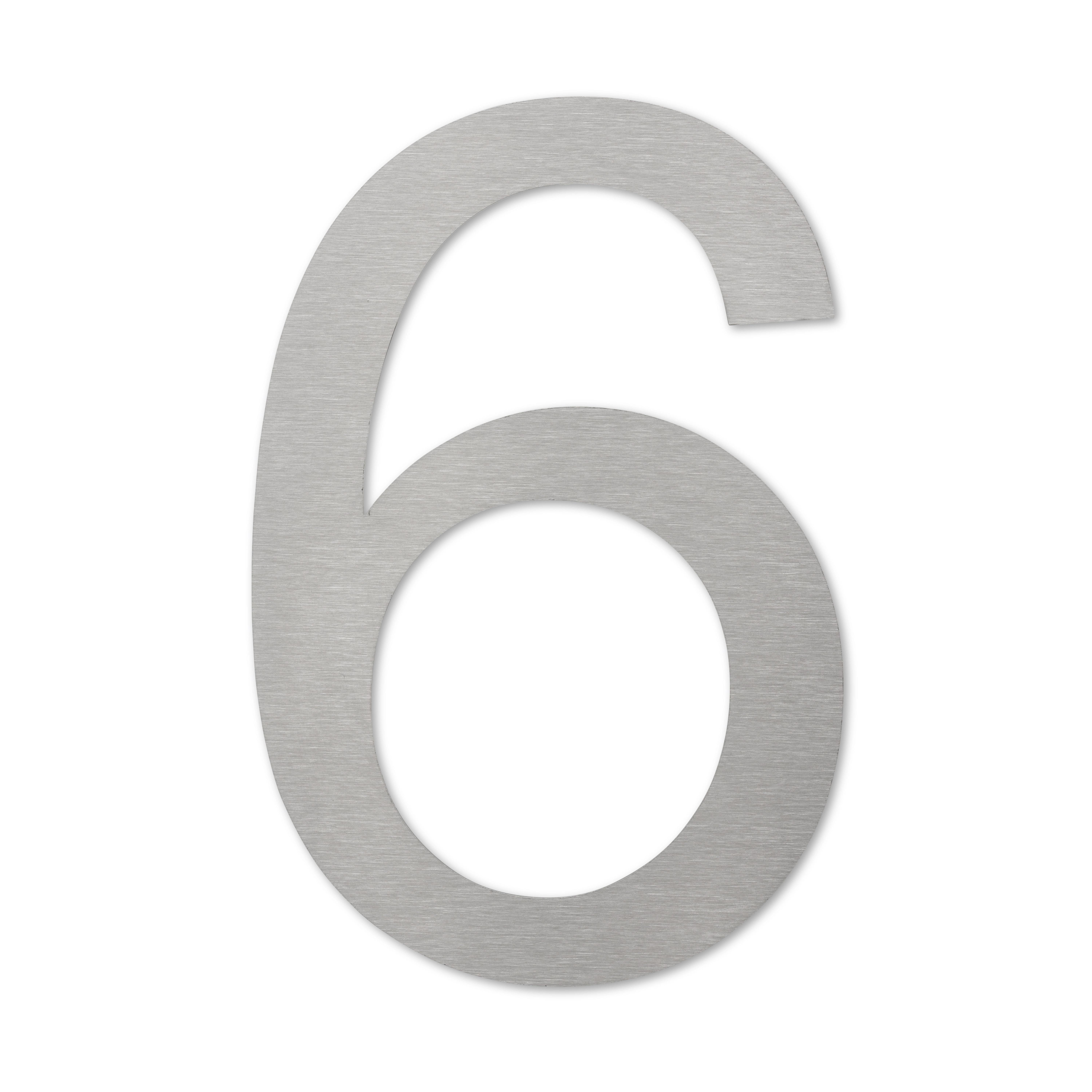 LIROdesign – Huisnummer RVS – Nr. 6