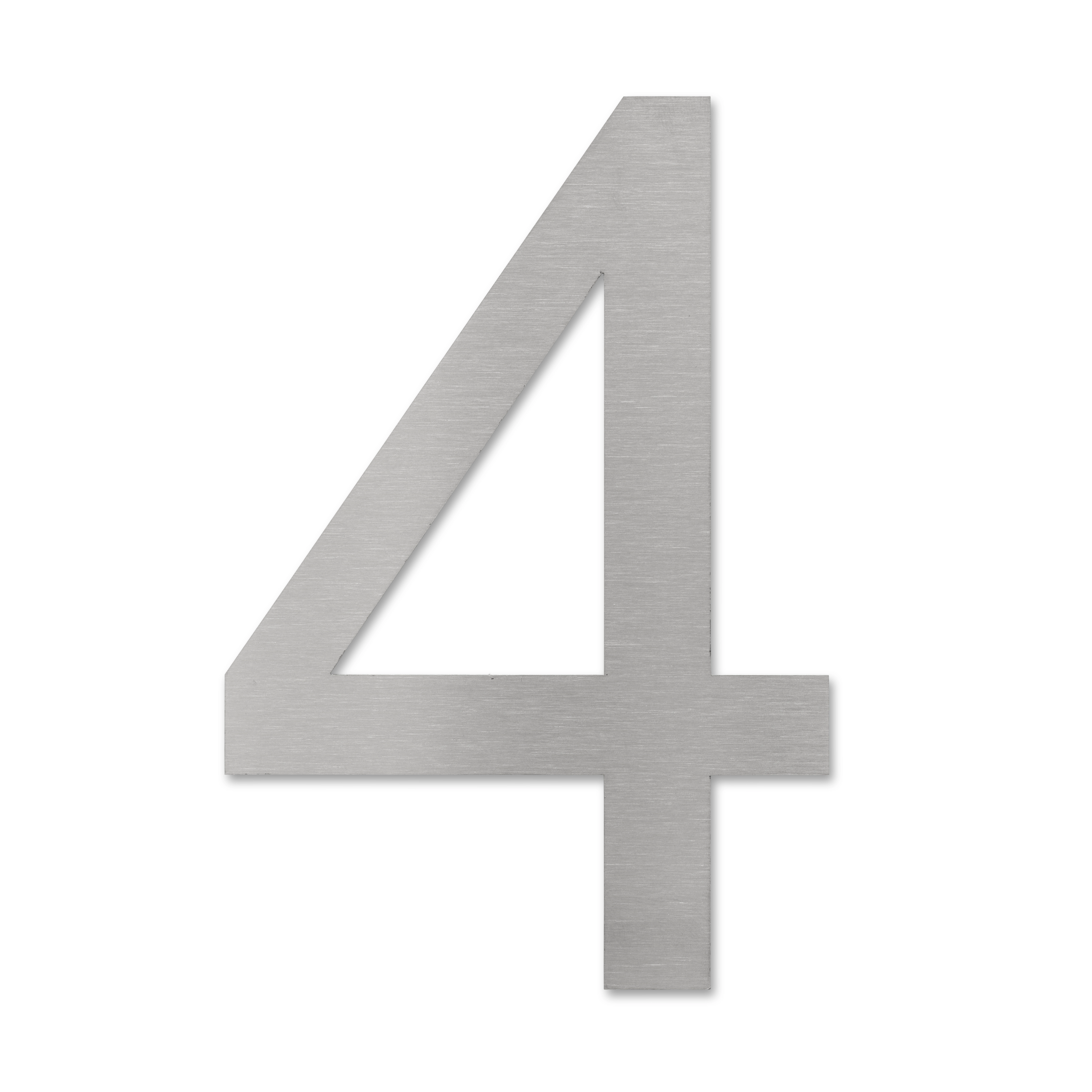 LIROdesign – Huisnummer RVS – Nr. 4