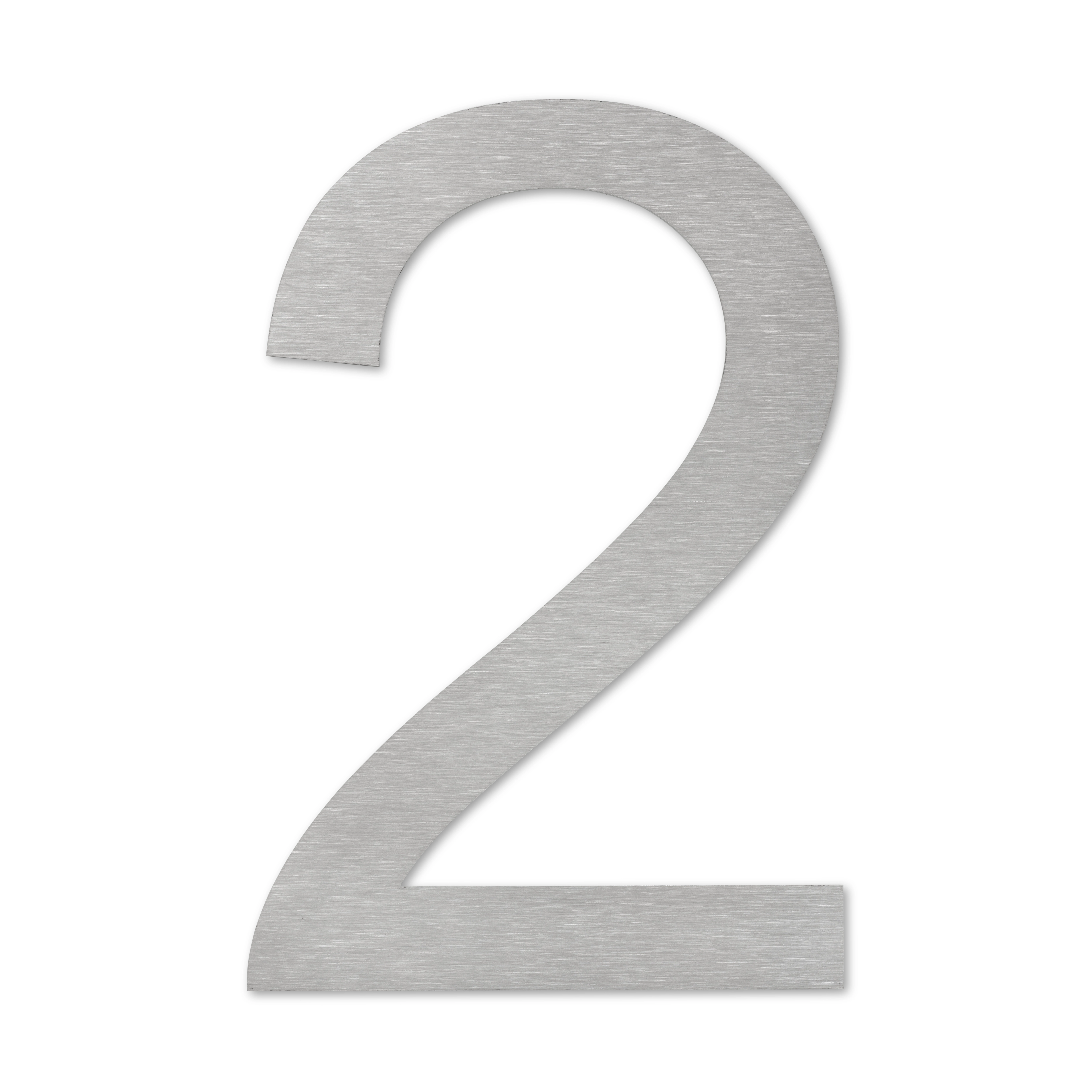 LIROdesign – Huisnummer RVS – Nr. 2