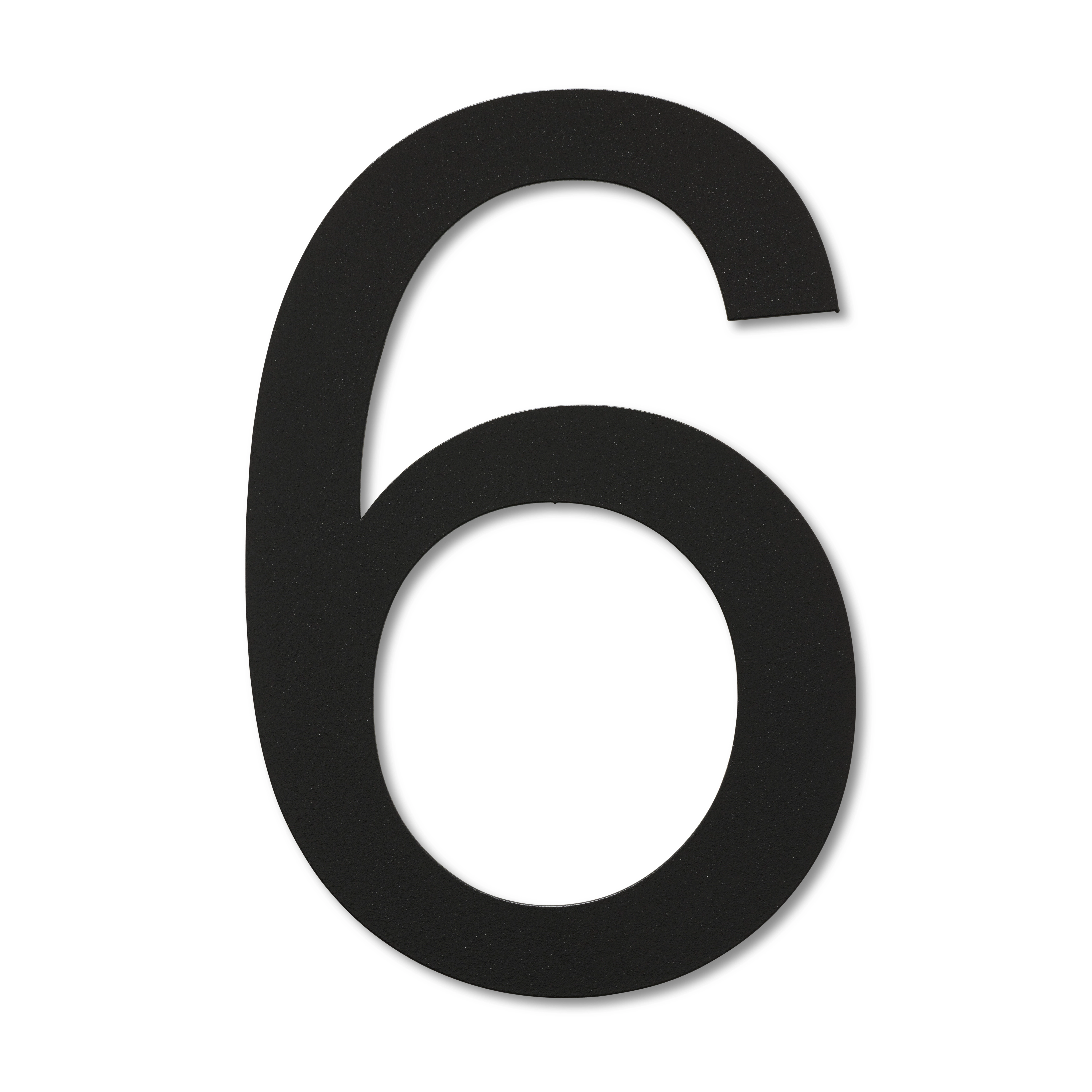 LIROdesign – Huisnummer zwart – Nr. 6