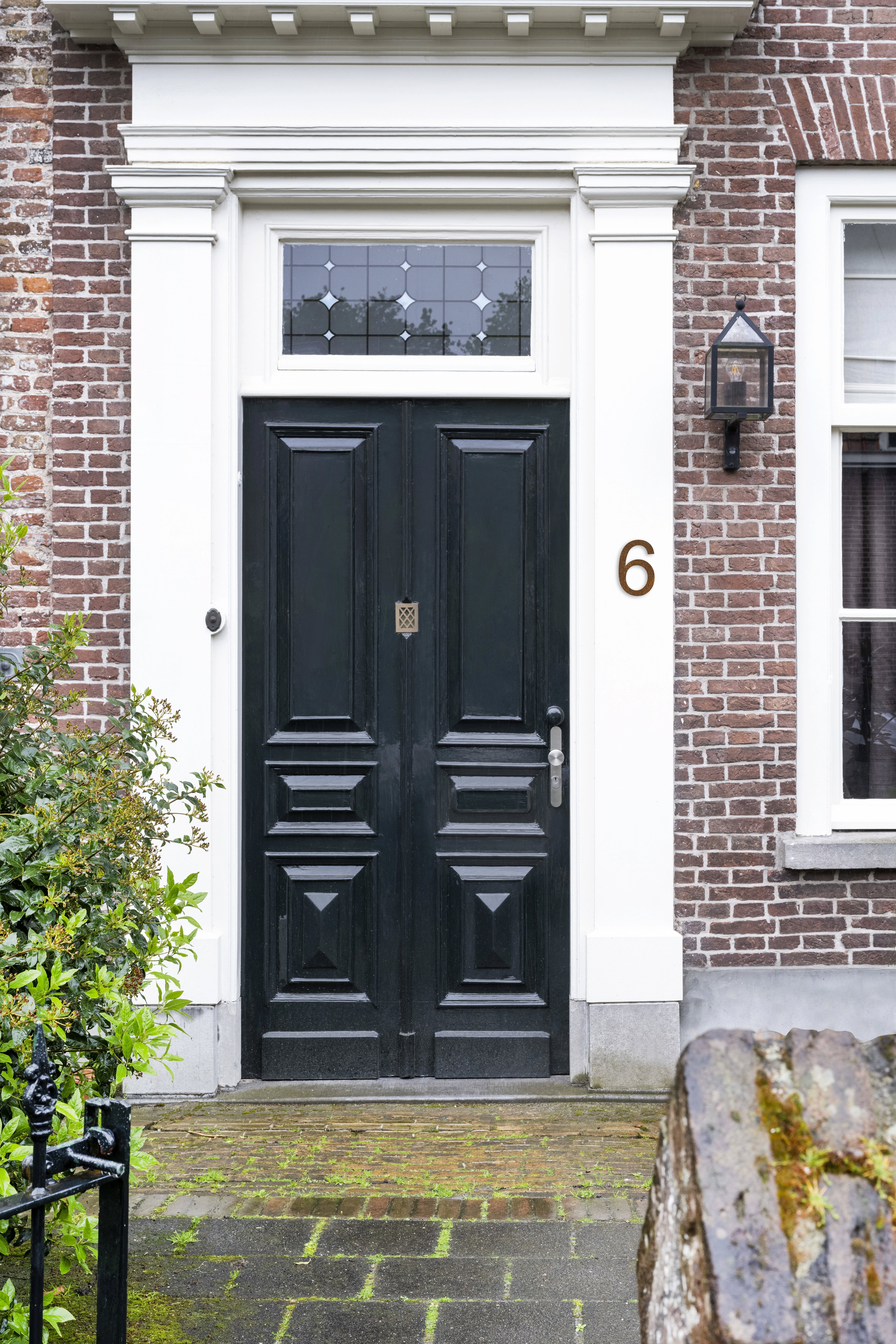 LIROdesign – Huisnummer cortenstaal 15cm – Nr. 6