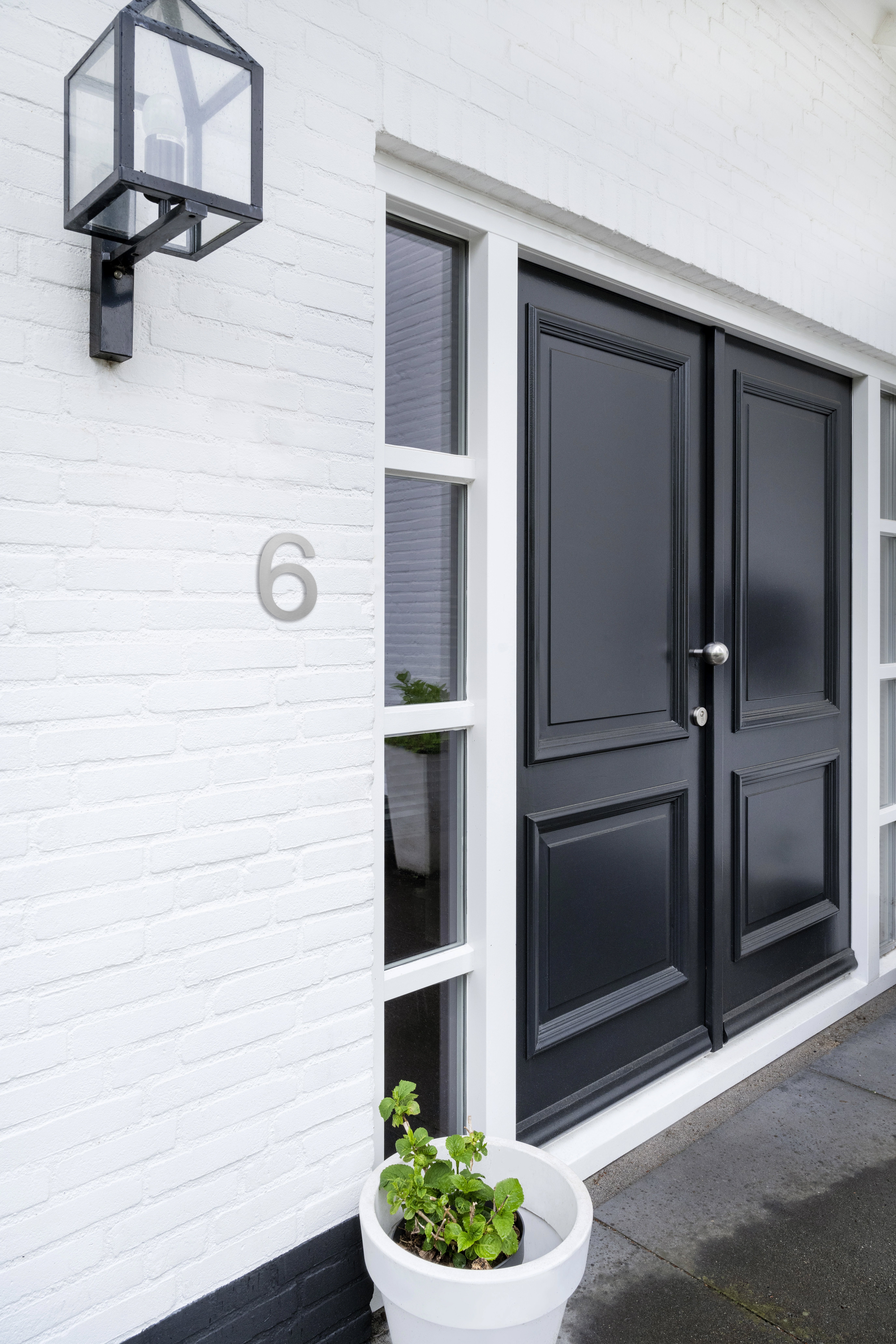 LIROdesign – Huisnummer RVS – Nr. 6