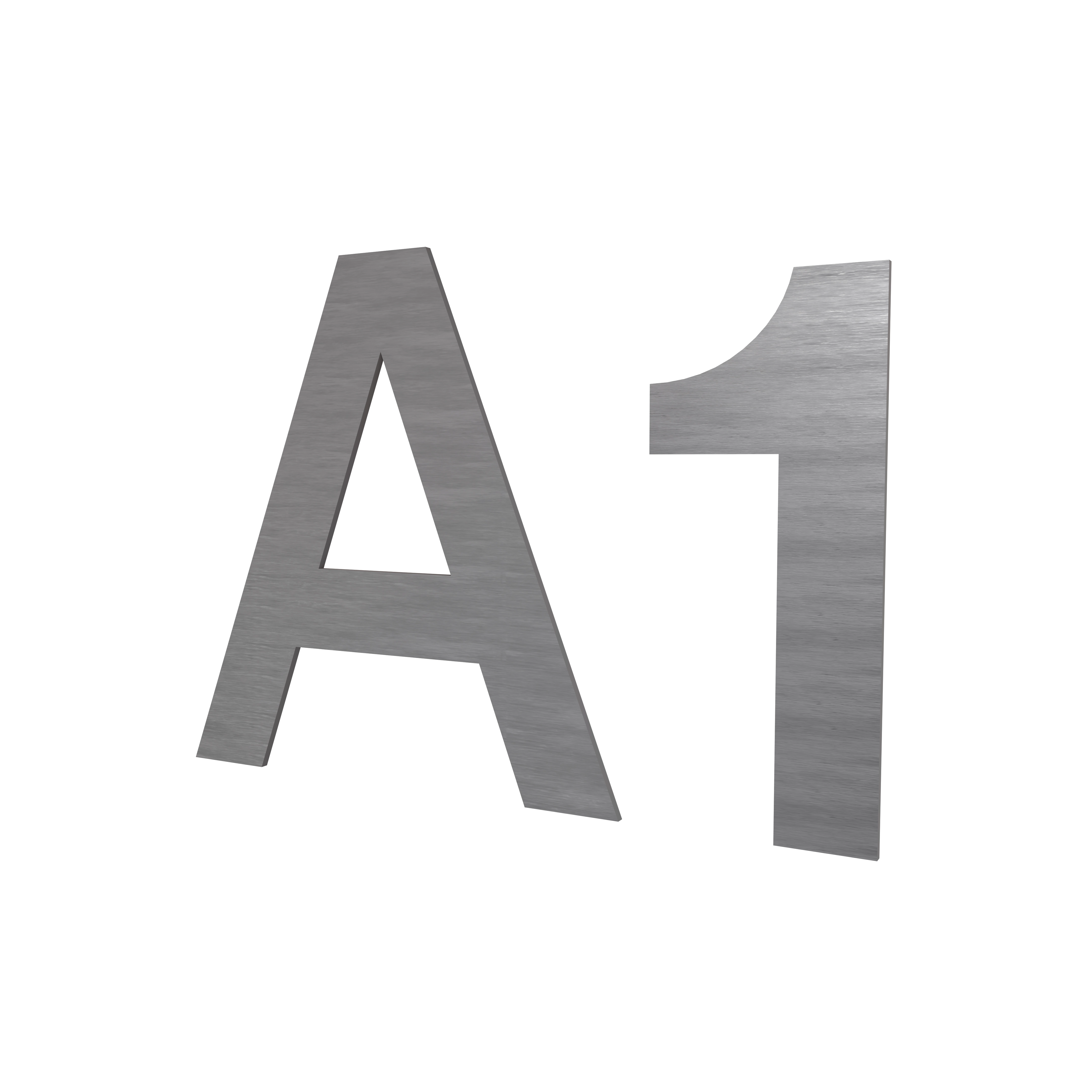 RVS letters & nummers 1.5MM