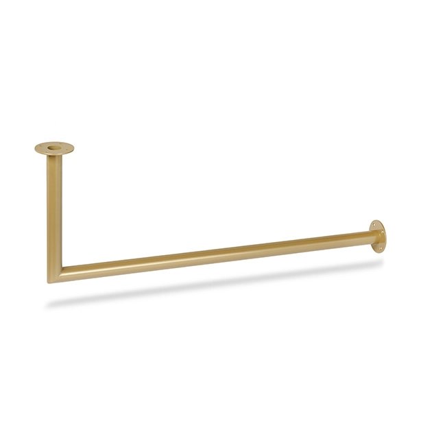 Kledingroede goud hoek Ø32