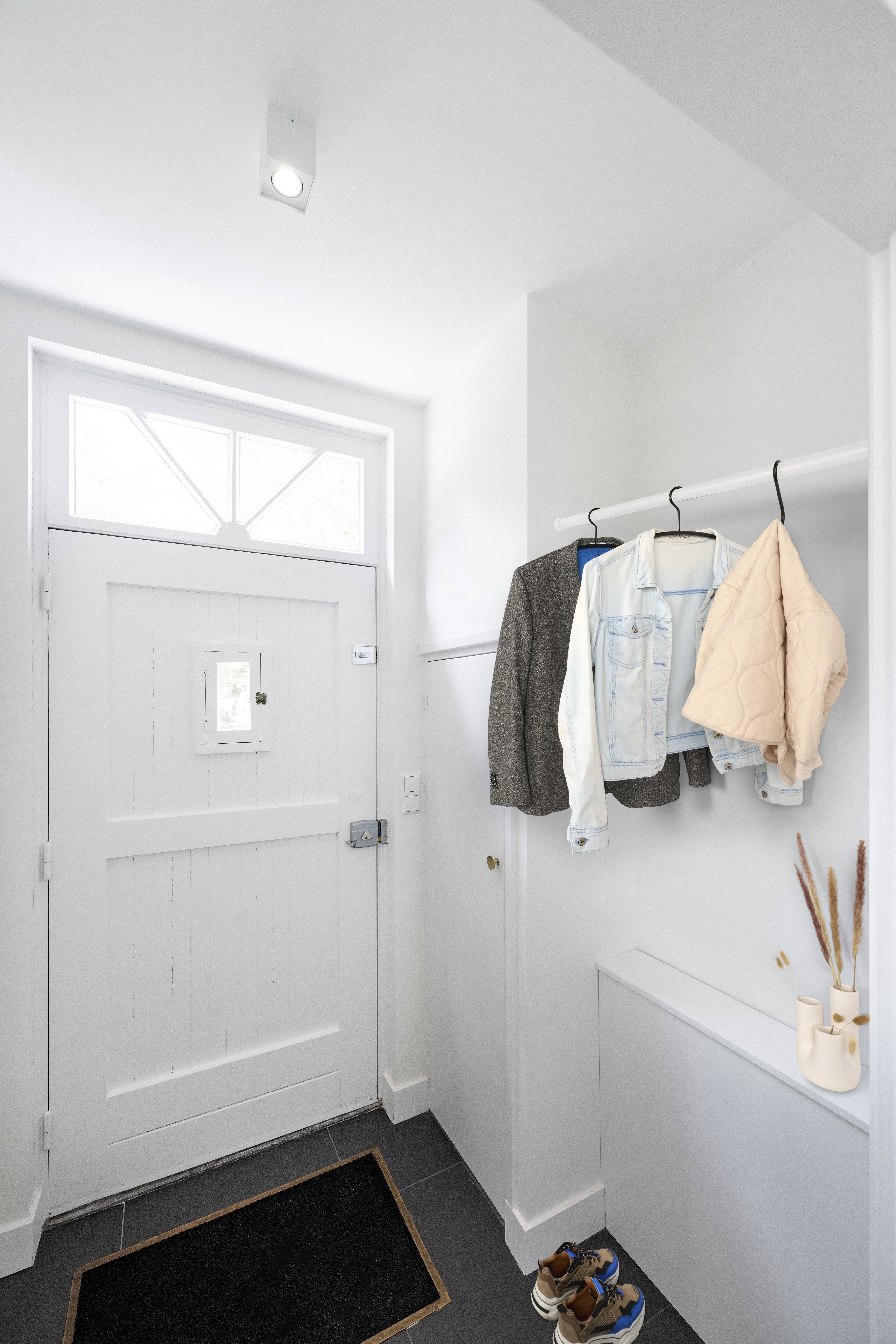 Witte kledingroede Ø32 (blind)