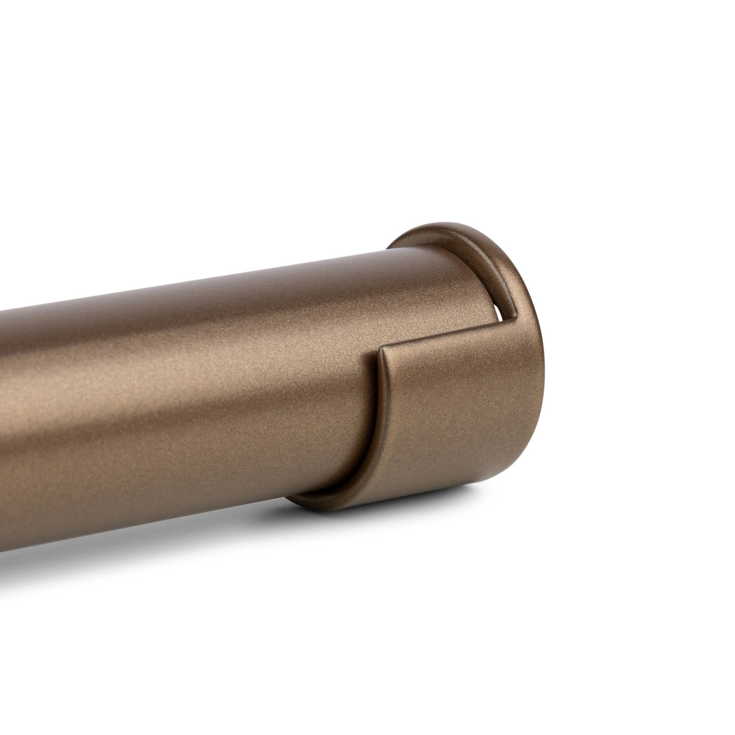 Bronzen garderobestang Ø25 (open flens)