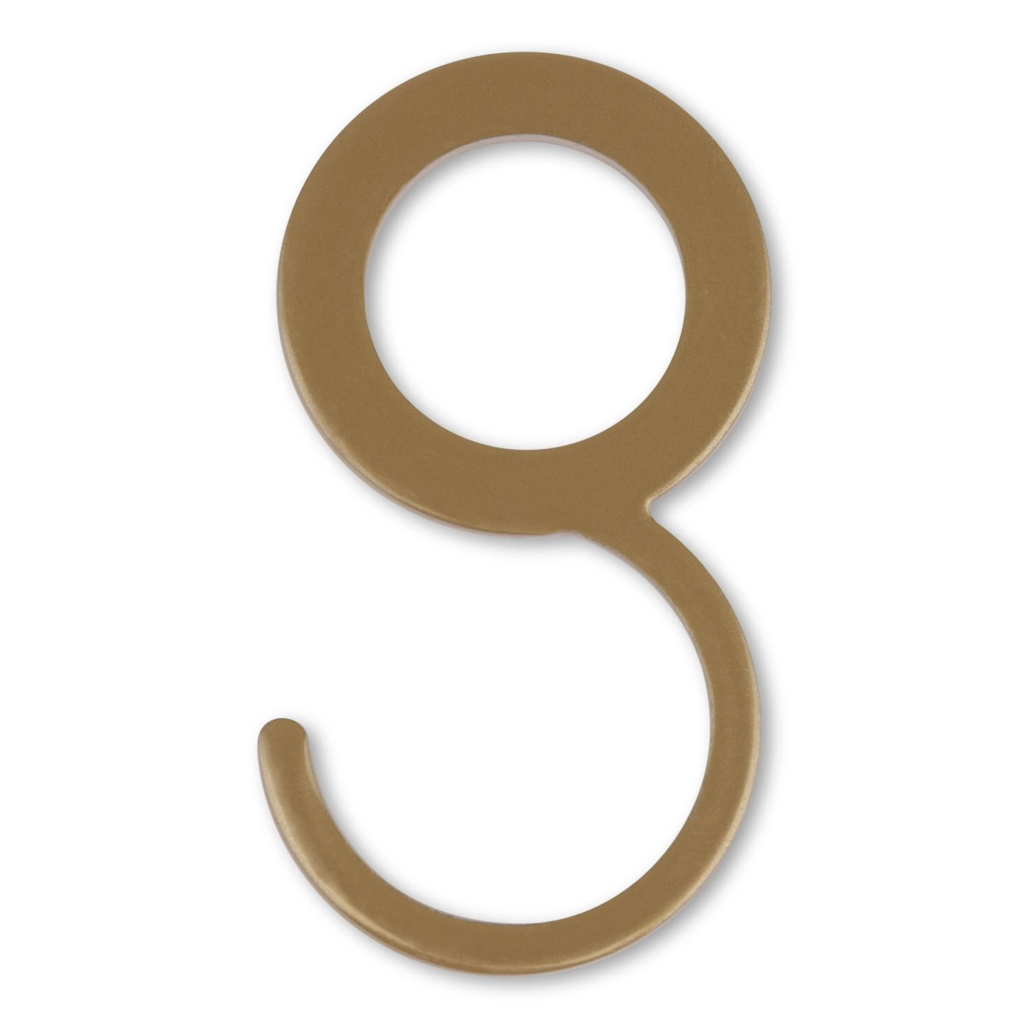 Gouden garderobehaak voor buis Ø32 afbeelding