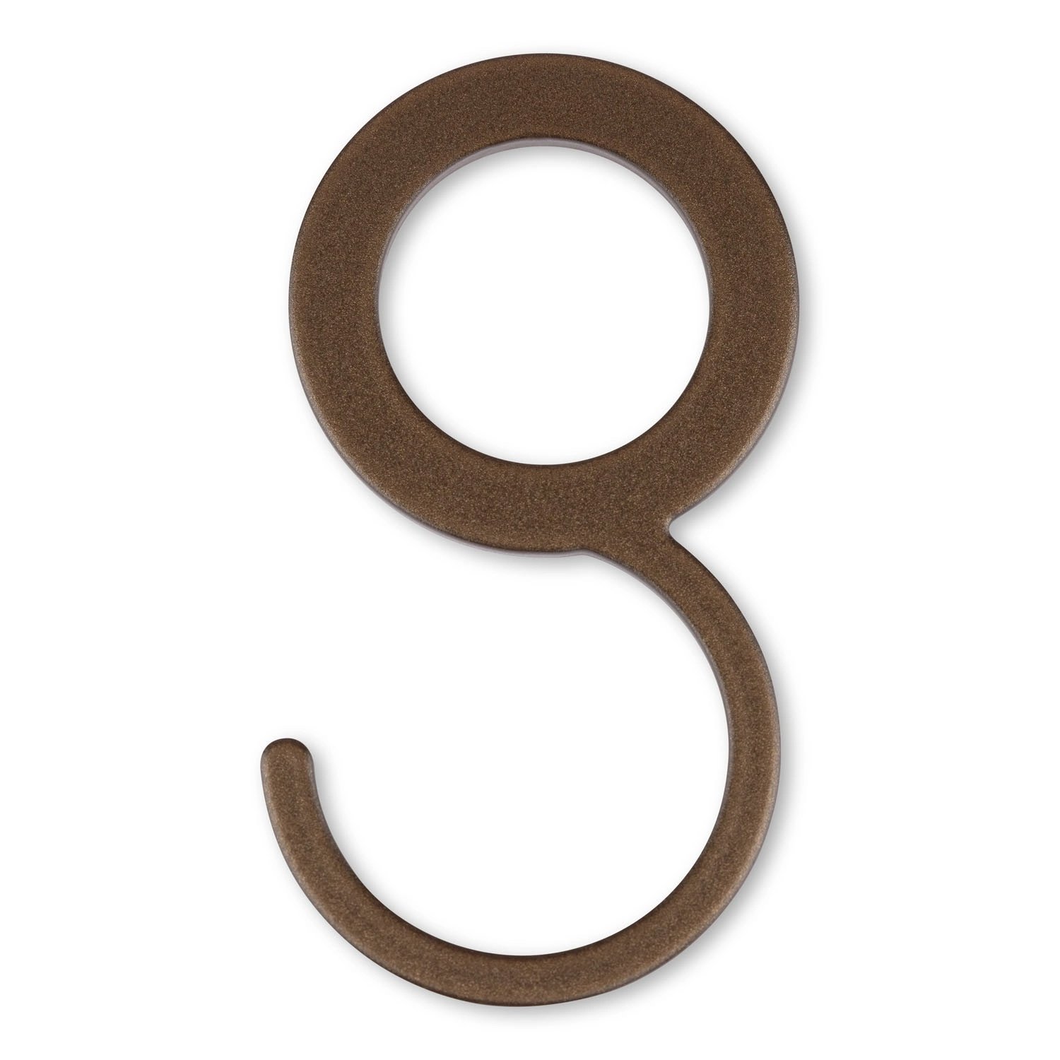 Bronzen garderobehaak voor buis Ø25