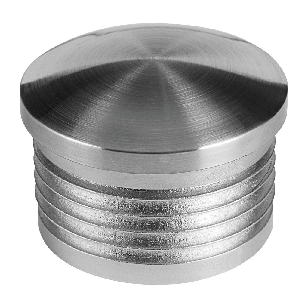 Kunststof eindkap voor buis Ø33.7 (RVS look)