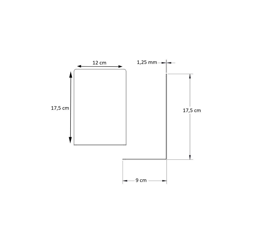 LIROdesign Boekensteun Goud (set van 2 stuks)