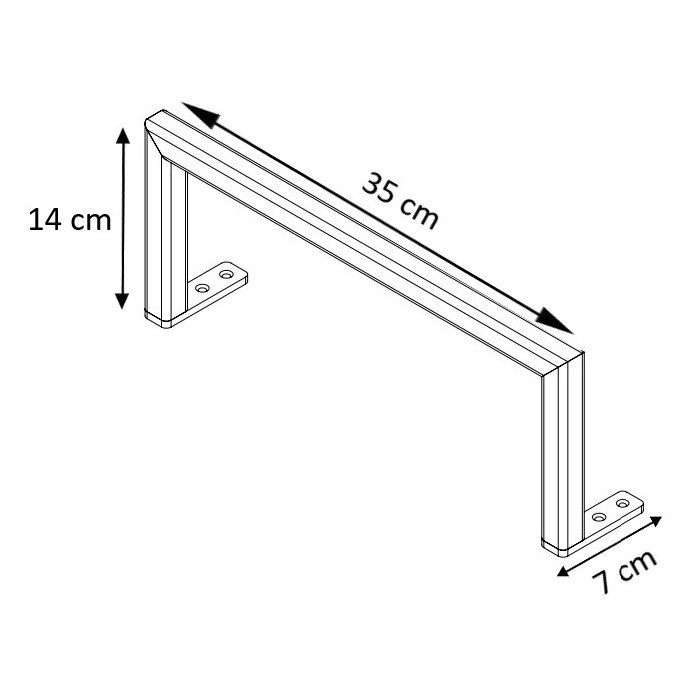 LIROdesign handdoekenrek Lissabon - 35cm