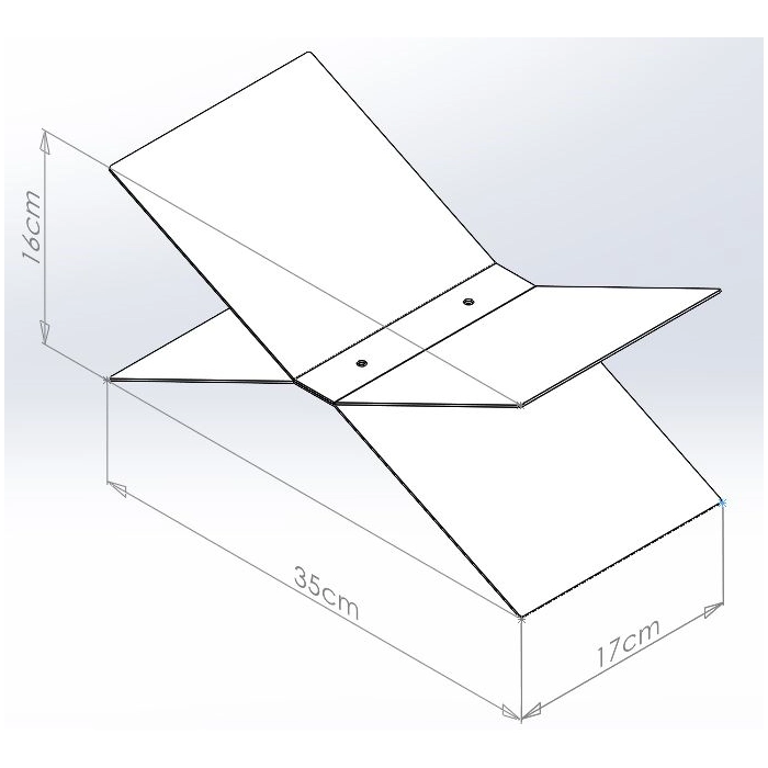 LIROdesign Boekensteun Goud