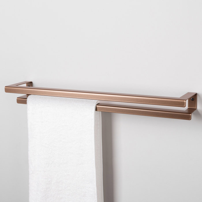 LIROdesign handdoekenrek dubbel Stockholm brons - M