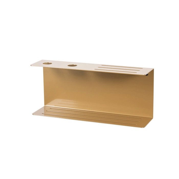 LIROdesign doucherek met zeepdispenser Bordeaux - goud afbeelding
