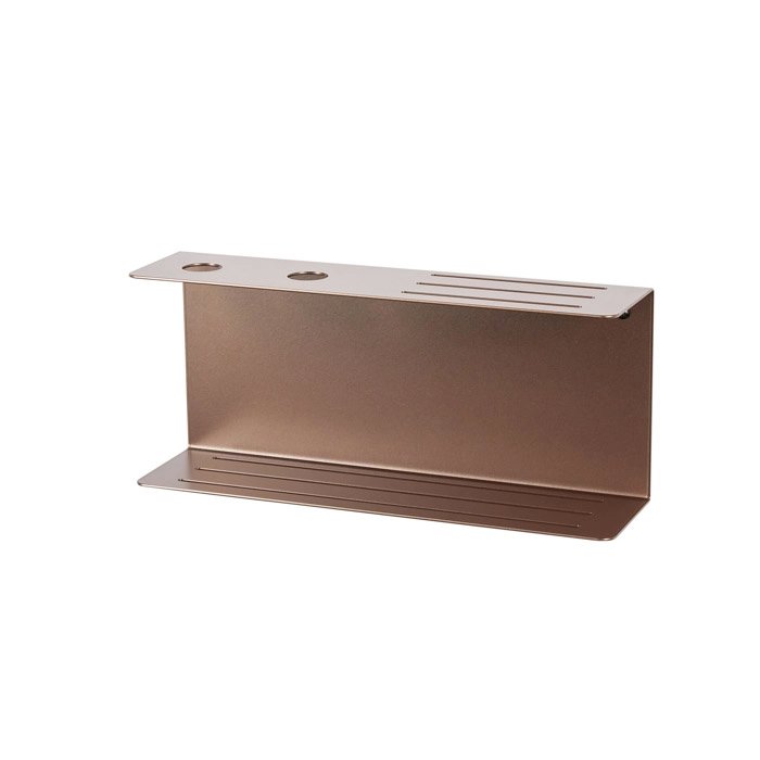 LIROdesign doucherek met zeepdispenser Bordeaux - brons afbeelding
