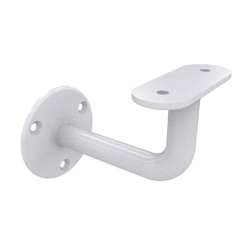 Witte leuningdrager voor vlakke handleuning afbeelding