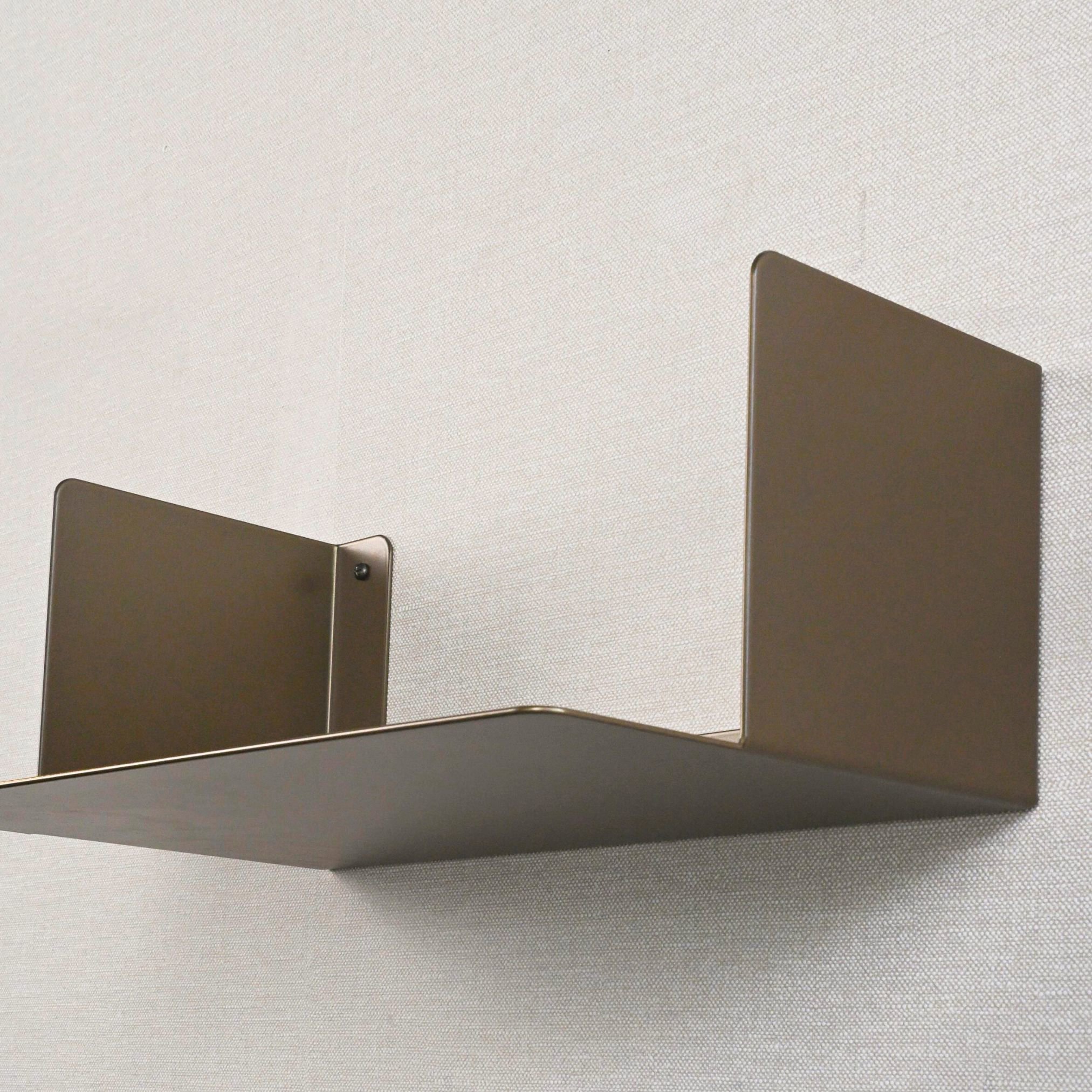 LIROdesign wandplank - boekenplank Helsinki brons - M