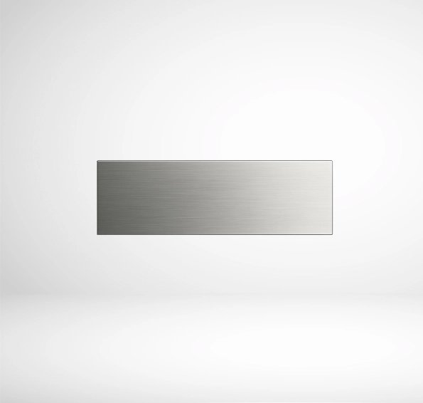 RVS rechthoekige plaat 60x20x2 mm (set van 2 stuks)