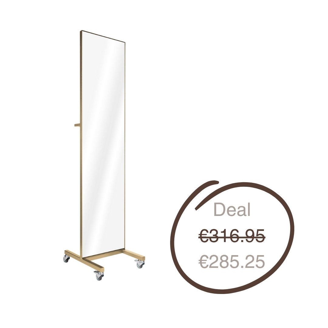 Tweedekans passpiegel goud afbeelding