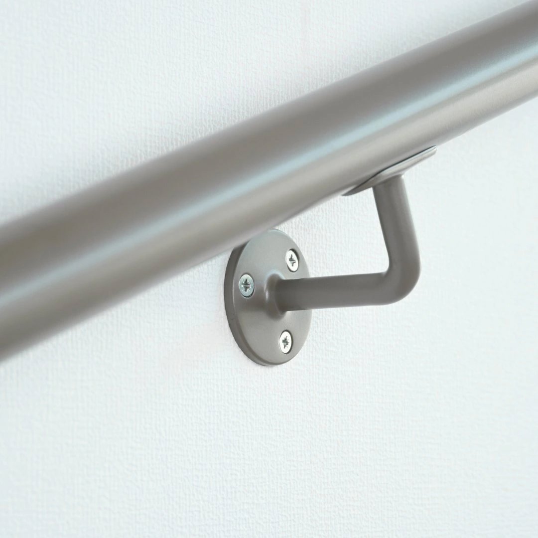 Ronde trapleuning greige - Ø42,4 mm