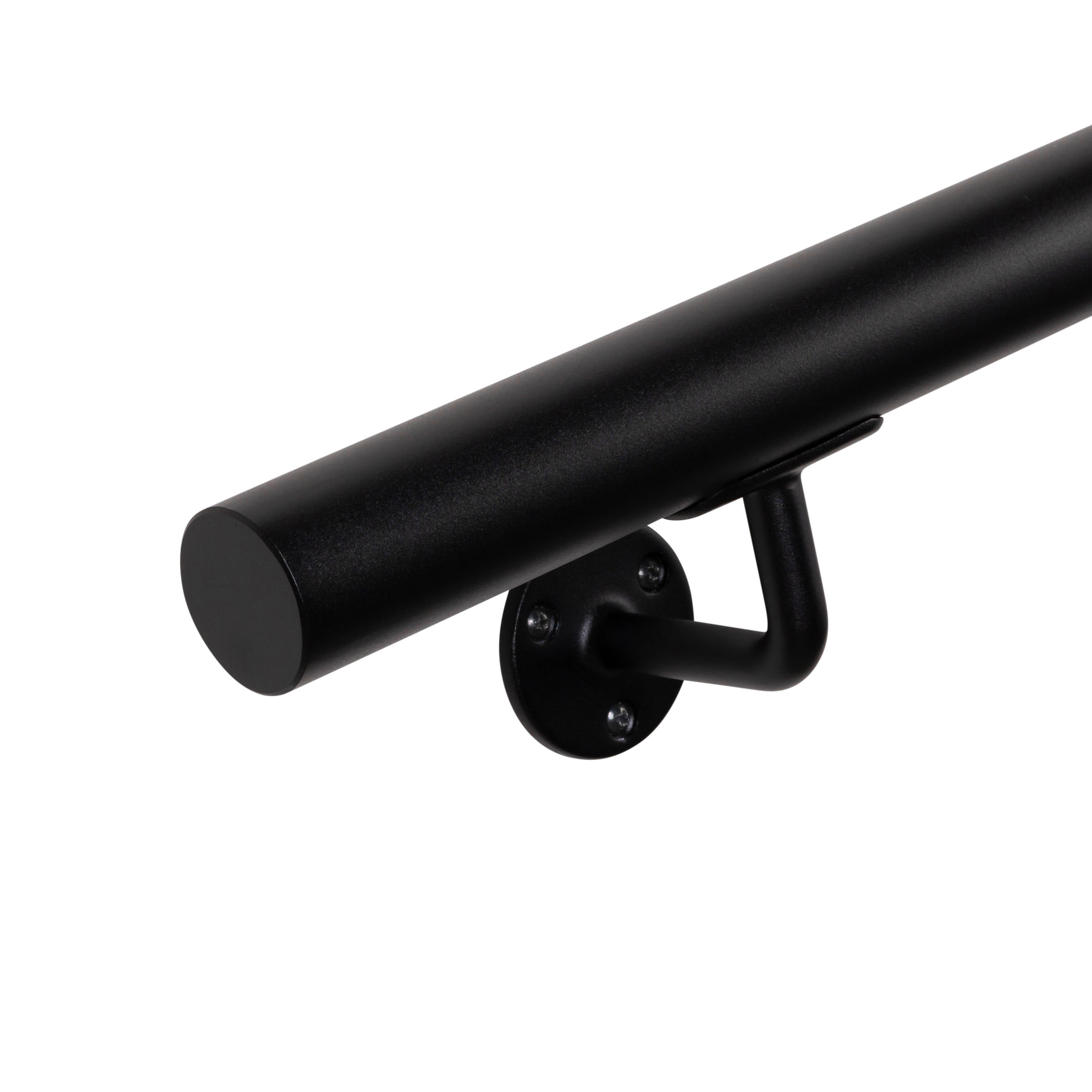 Staaltje trapleuning rond zwart