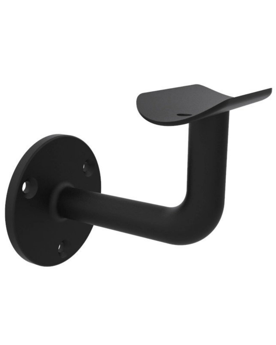 Staaltje trapleuning rond zwart