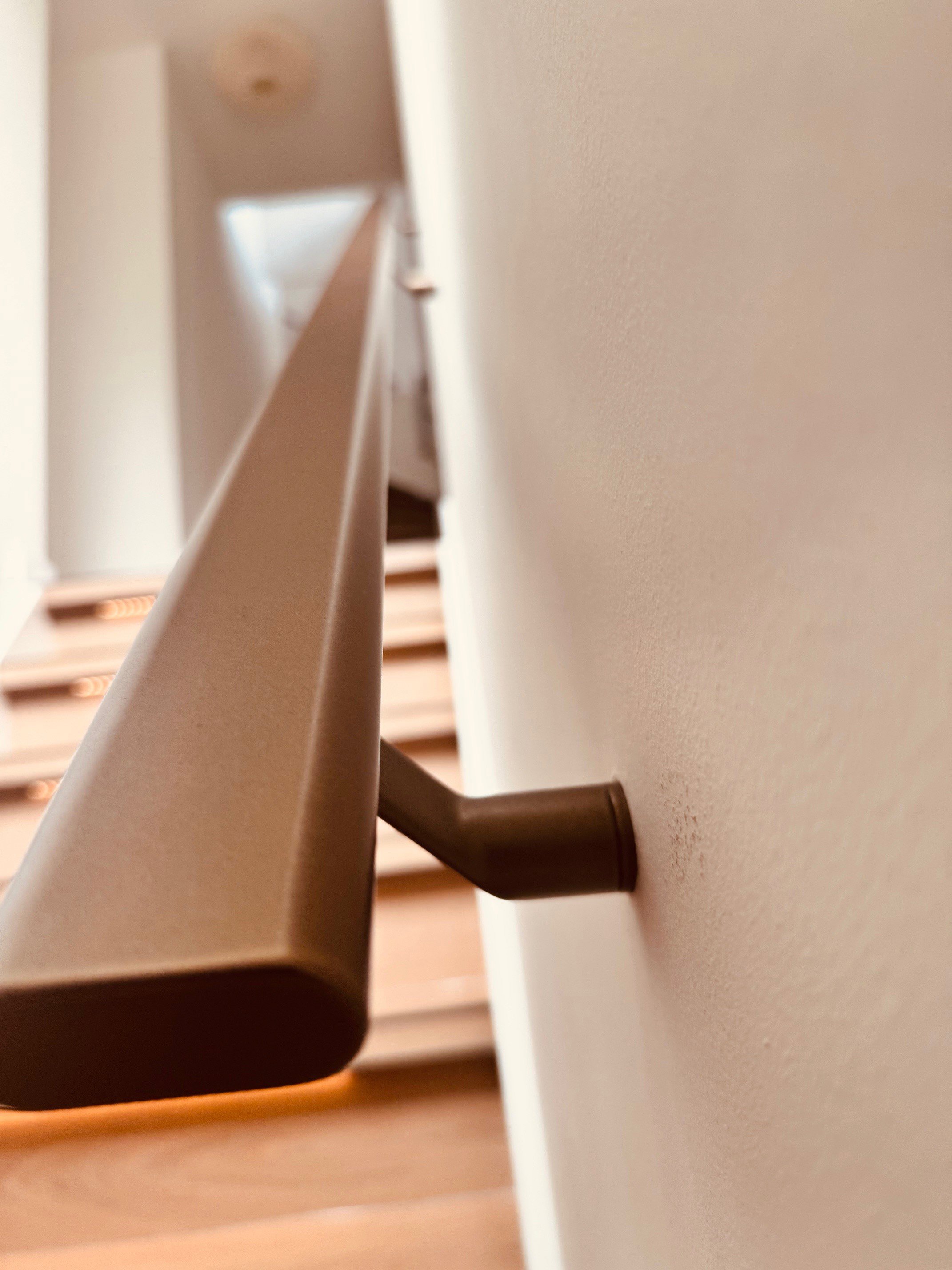 Ovale trapleuning brons - 48x20