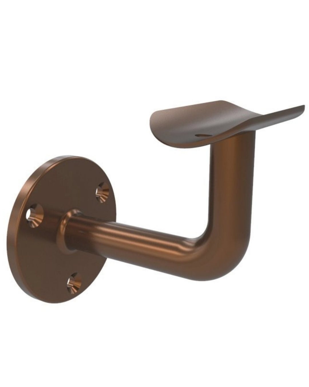 Set staaltjes trapleuningen brons