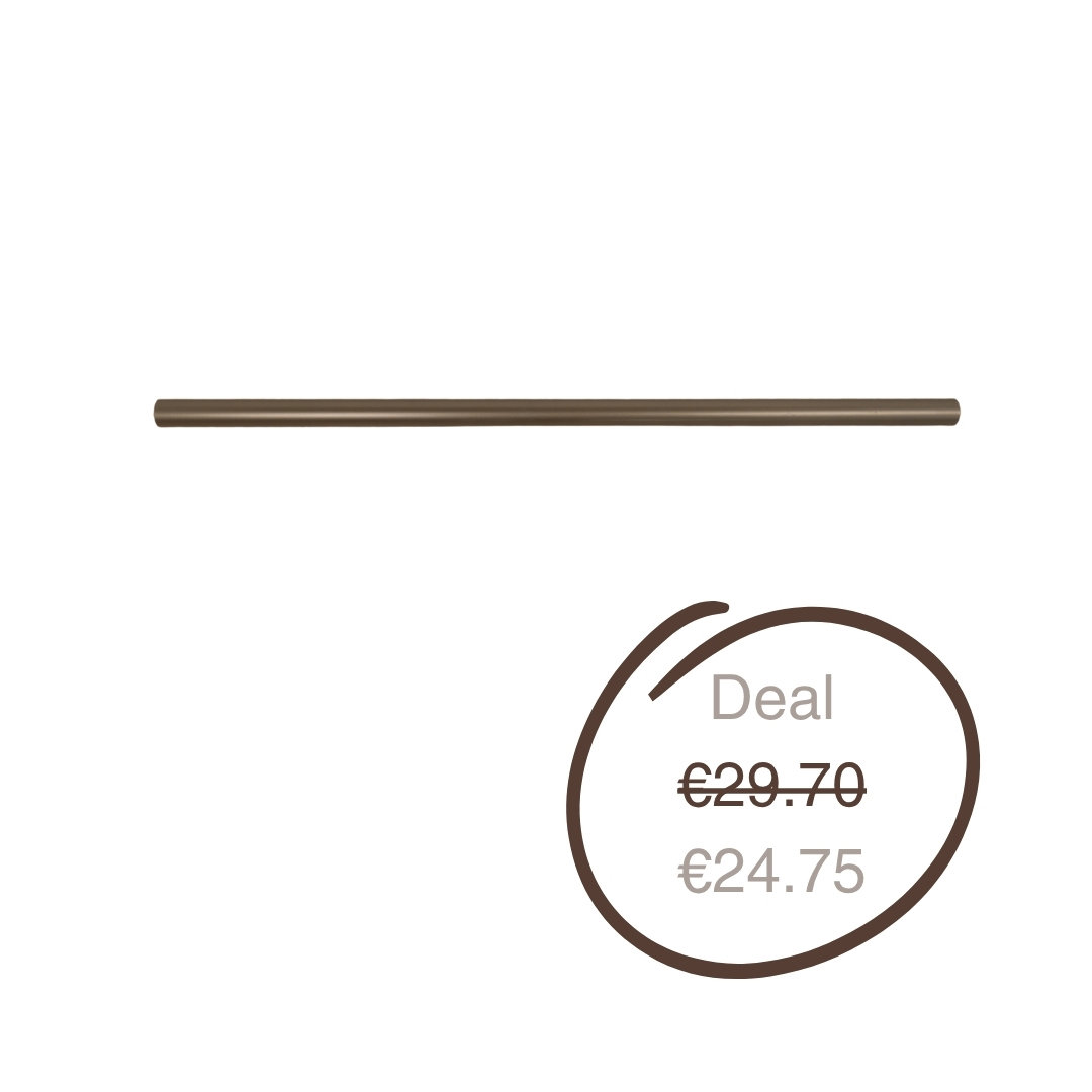 Tweedekans brons garderobestang 916 mm afbeelding