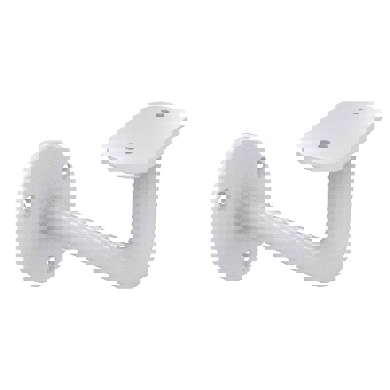 Set staaltjes trapleuningen wit