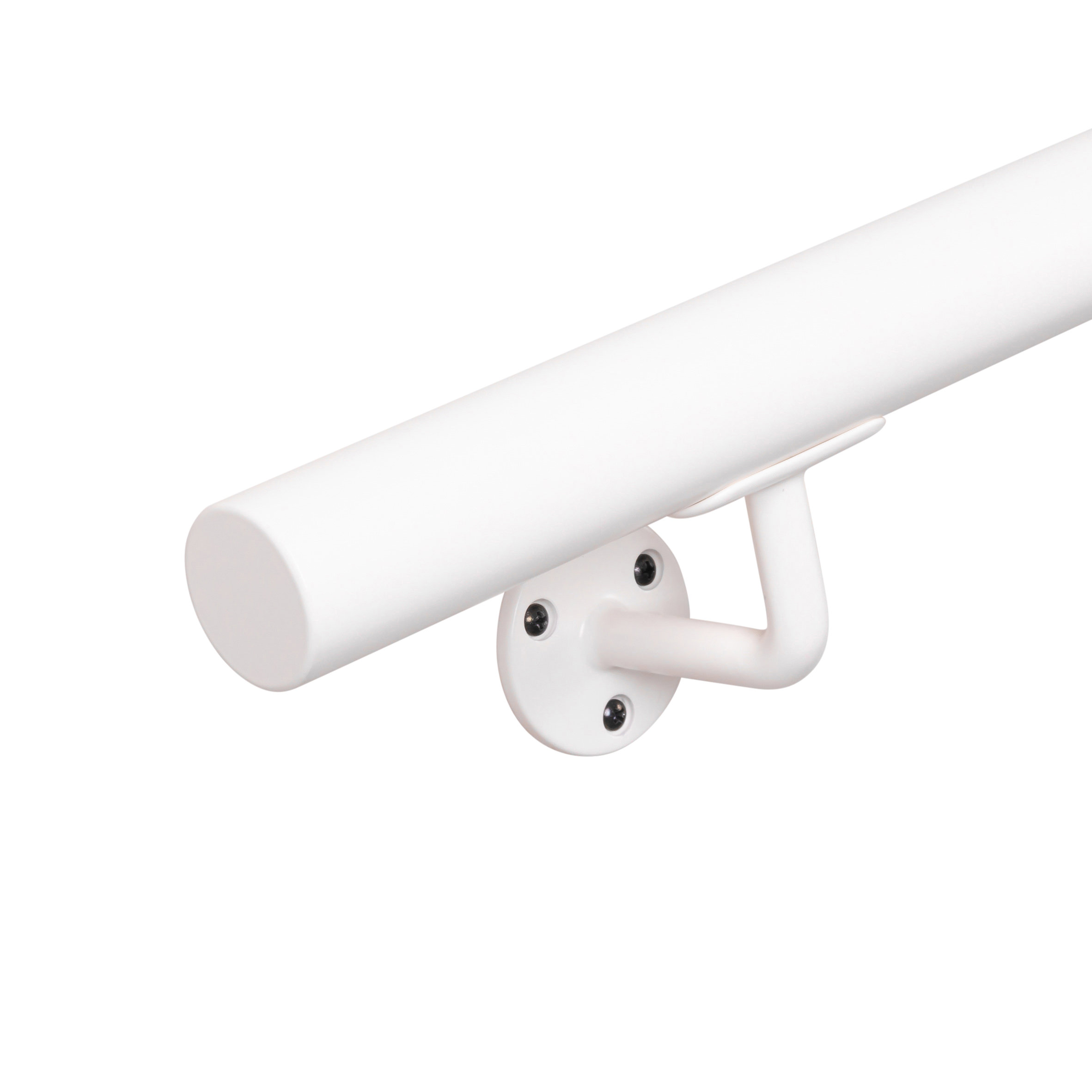 Set staaltjes trapleuningen wit