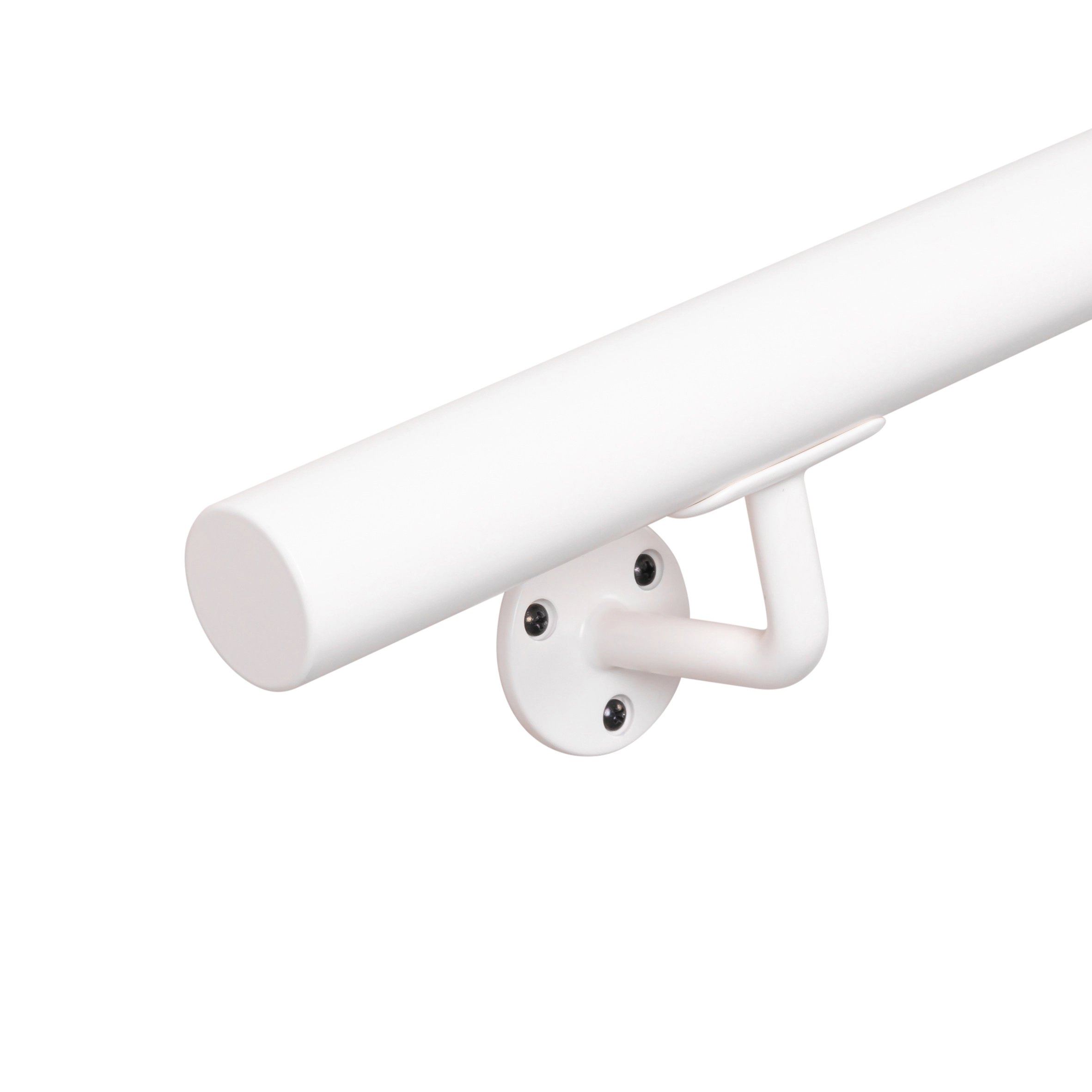 Set staaltjes trapleuningen wit