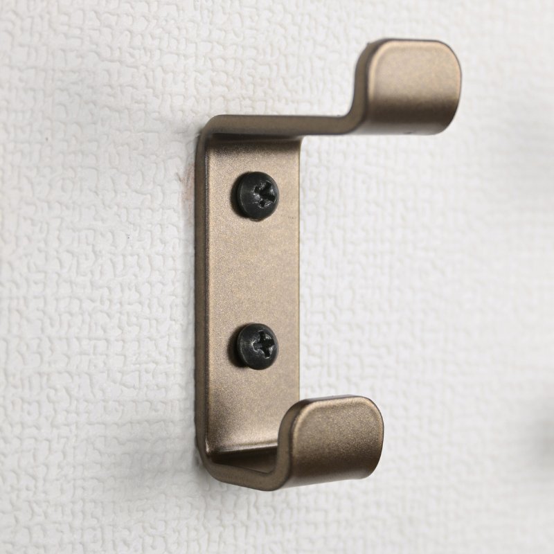 LIROdesign kapstok haak dubbel (brons)