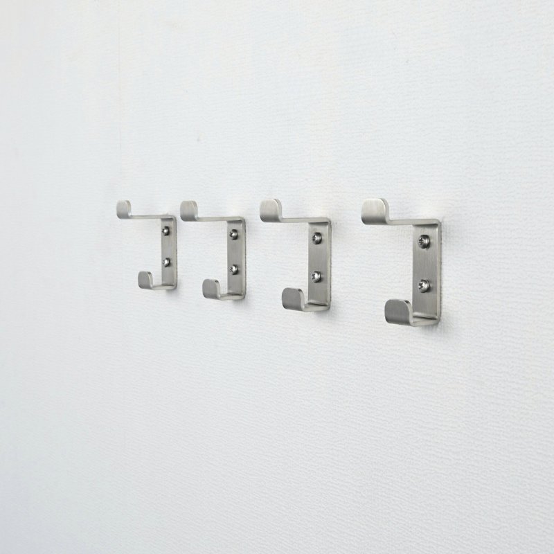 LIROdesign kapstok haak dubbel (RVS)