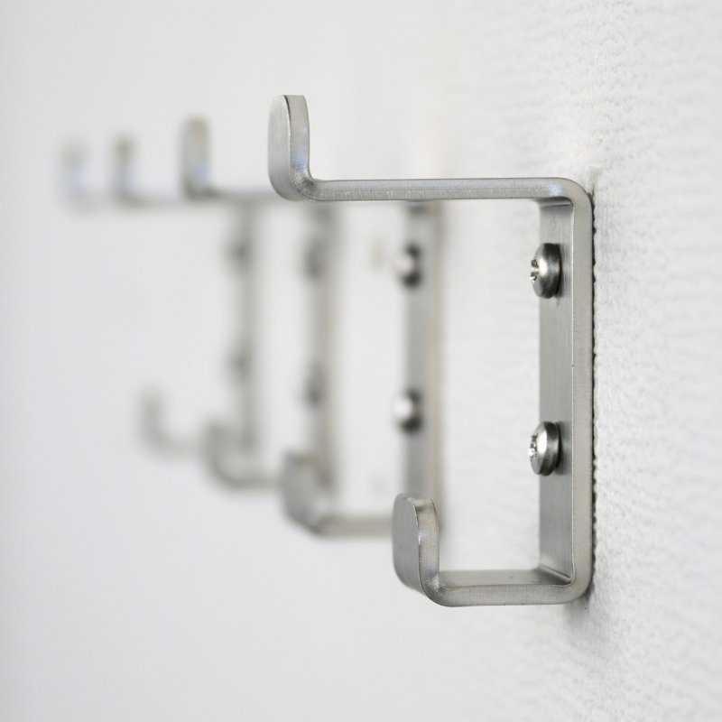 LIROdesign kapstok haak dubbel (RVS)