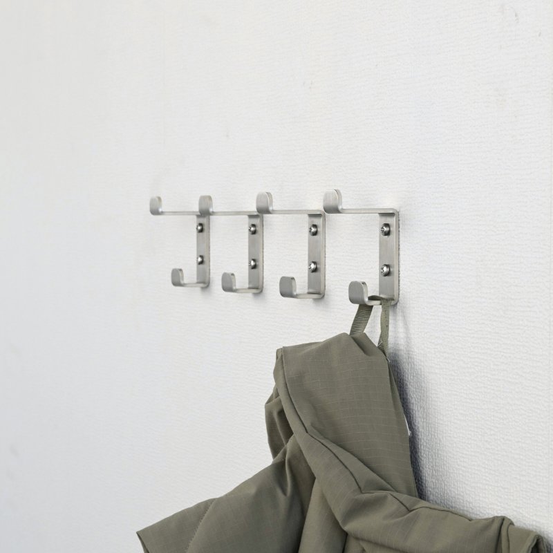 LIROdesign kapstok haak dubbel (RVS)