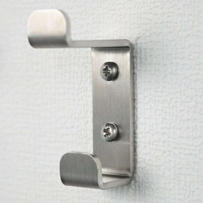 LIROdesign kapstok haak dubbel (RVS)