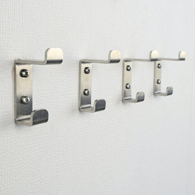 LIROdesign kapstok haak dubbel (RVS)