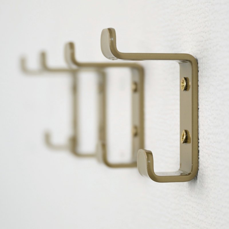 LIROdesign kapstok haak dubbel (goud)
