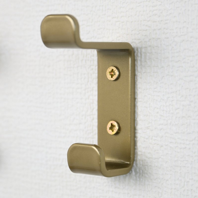 LIROdesign kapstok haak dubbel (goud)